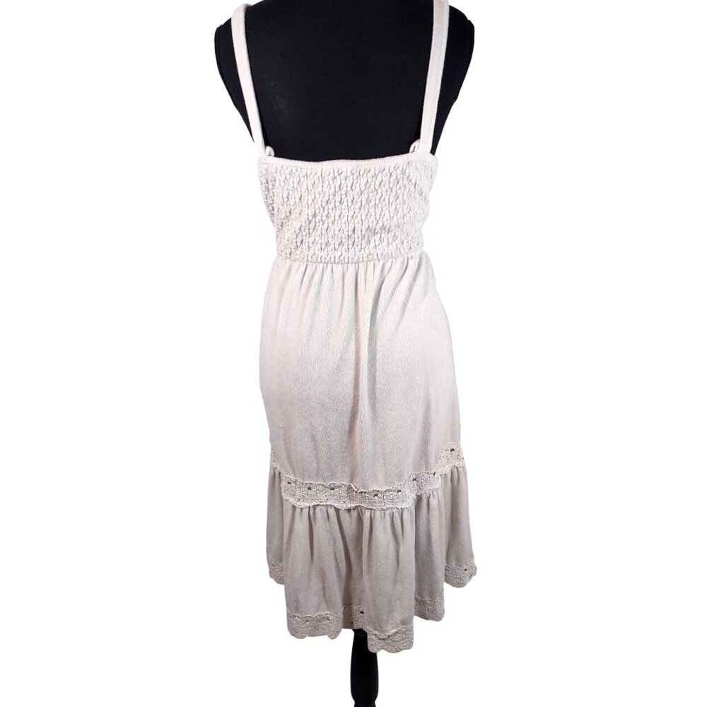 VTG Y2K Juicy Couture Baby Doll Dress Women’s White Terry Cloth Coverup Beachy - Picture 4 of 7